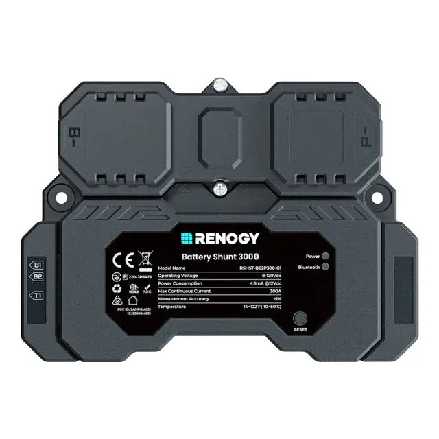 Renogy 300A Battery Shunt With Bluetooth 1