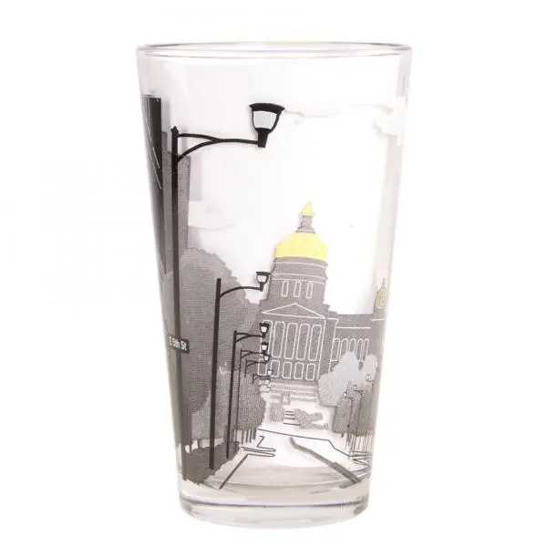Iowa Capitol Pint Glass 1