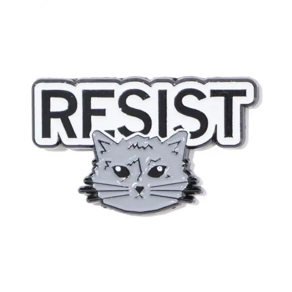 Resist Enamel Pin 1