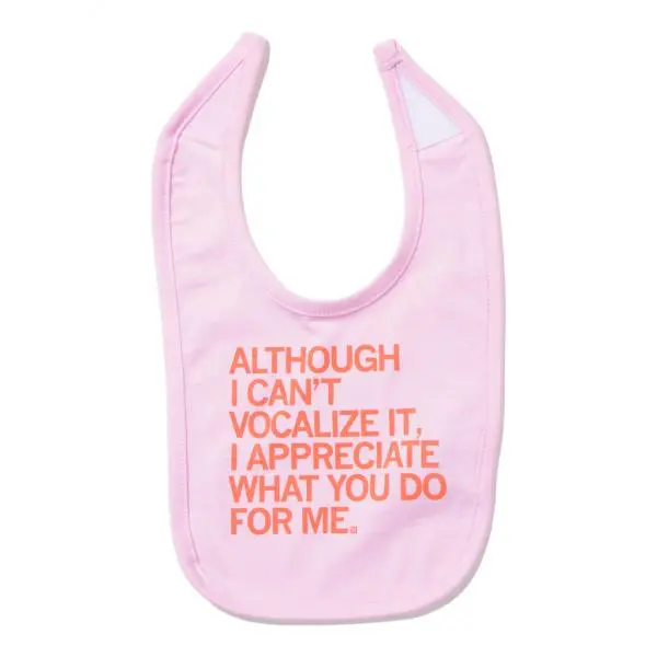 Appreciation Bib - Pink 1