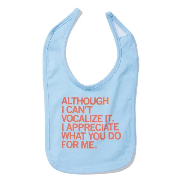 Appreciation Bib - Blue 1