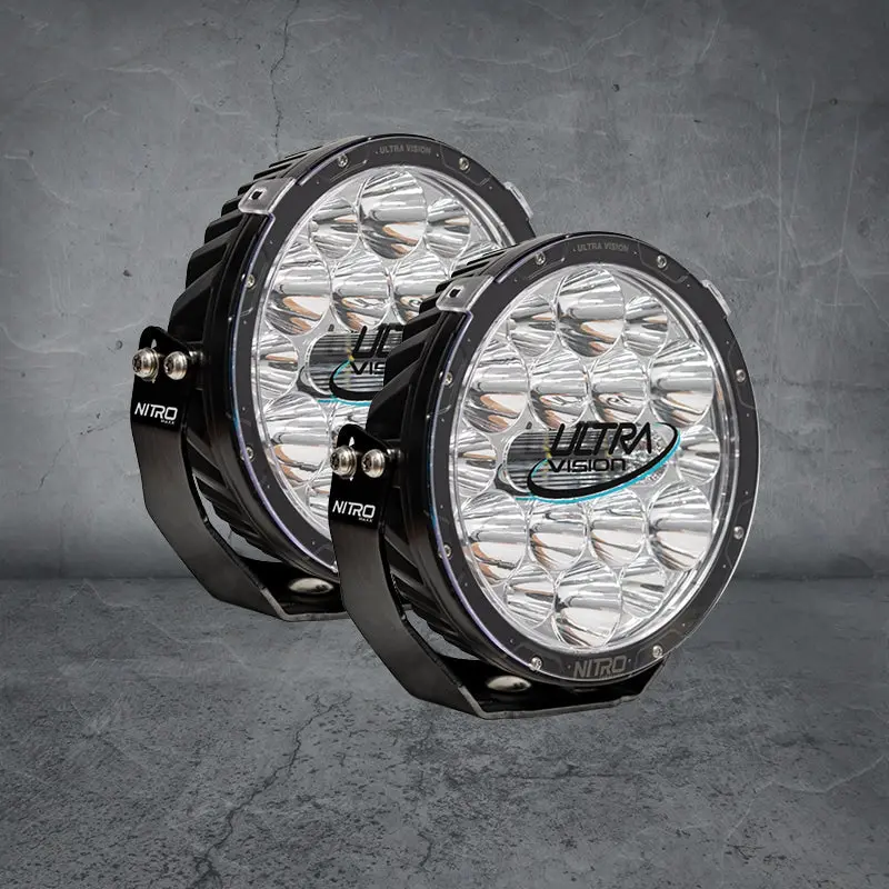 Ultra Vision Nitro 140 Maxx 9″ Led Driving Light (Pair) 1