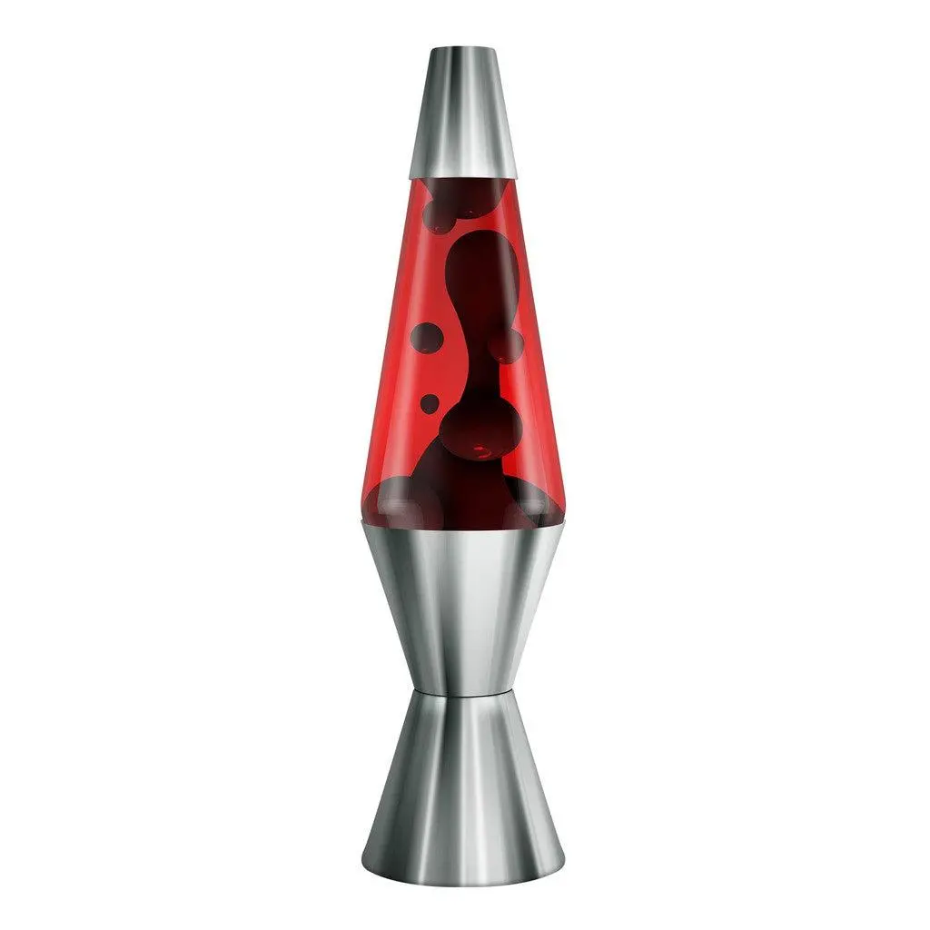 14.5In Lava Lamp Plated Crimson 1