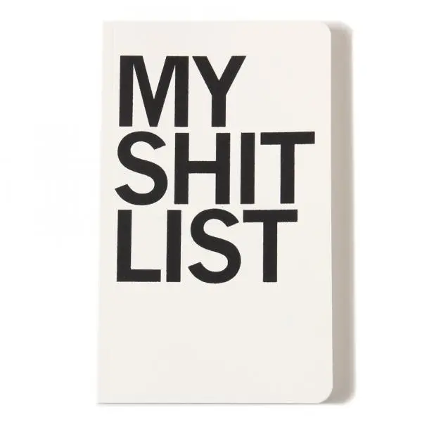 Shit List Notebook 1