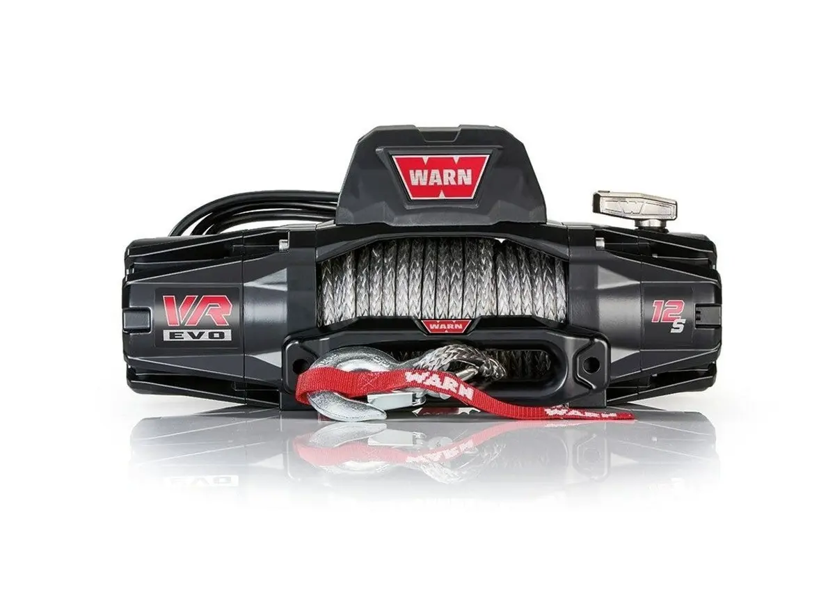 Warn Vr Evo 12-S 12,000Lbs Electric 12V Dc Winch | 103255 | Synthetic Rope 1