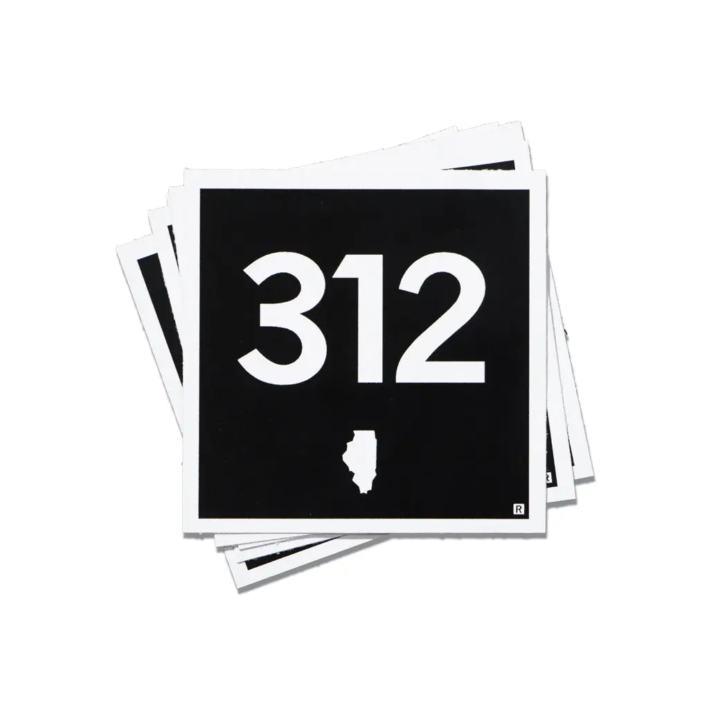 312 Logo Mini Sticker 1