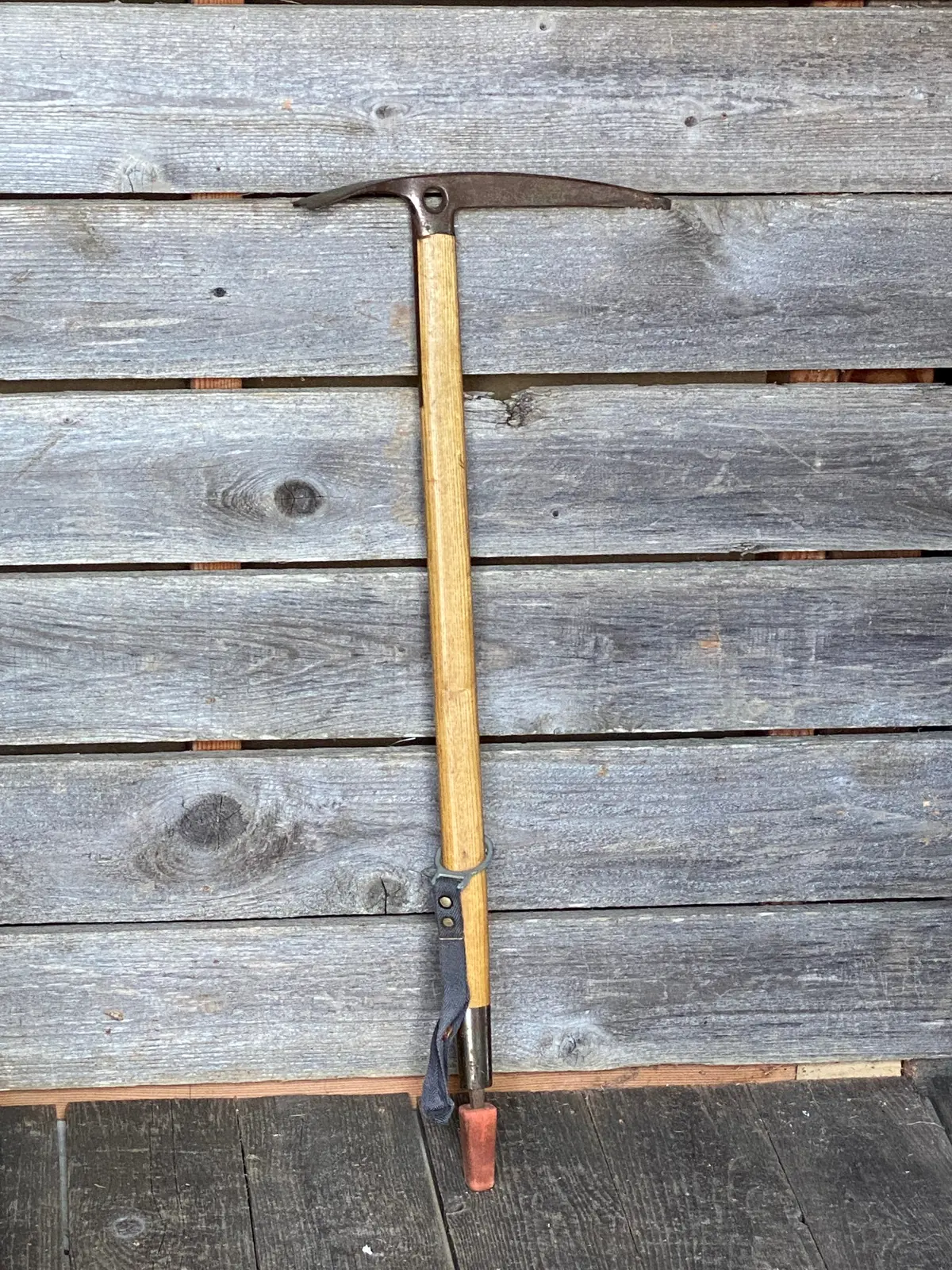 Antique Austrian Wooden Ice Axe 2