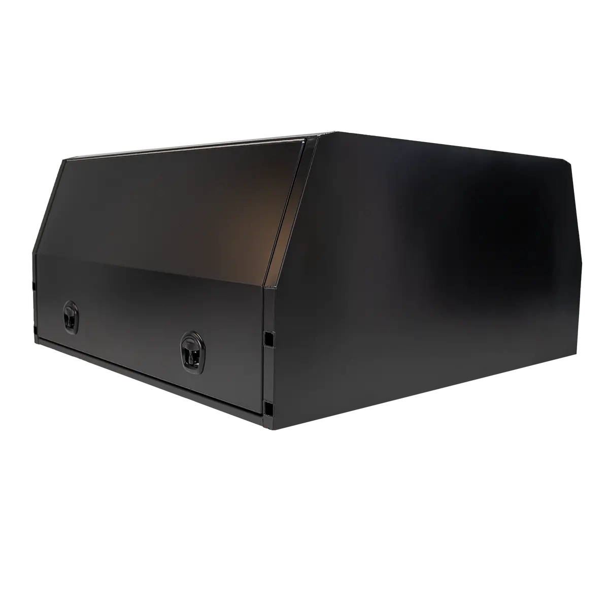 2400Mm Aluminium Canopy - Matte Black 1