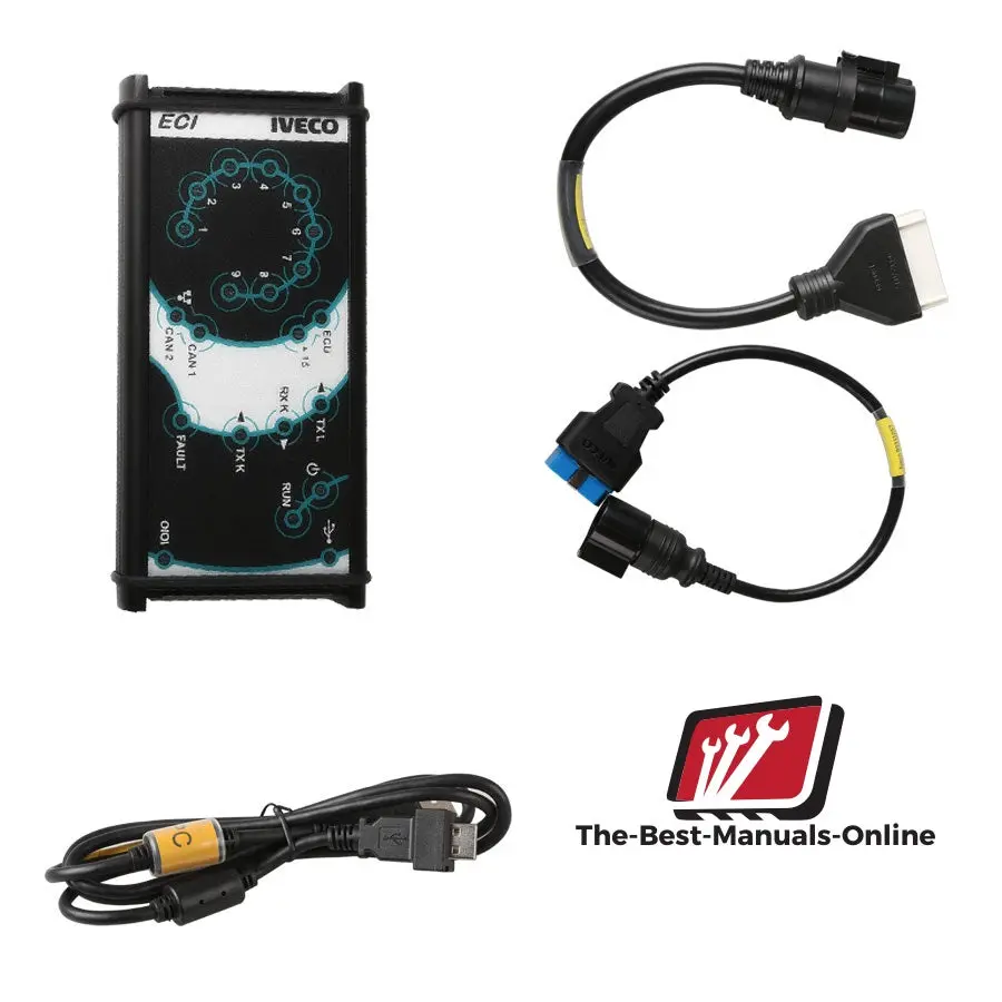 Genuine Iveco Diagnostic Kit (Eci) Diagnostic Adapter- Easy V16.1 Software 2023 ! Full Online Installation And Activation Service ! 1