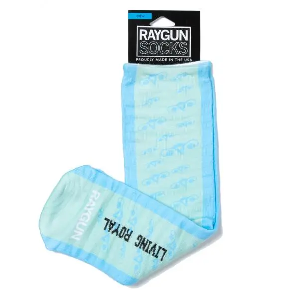 Uterus Outline Socks - Blue 1