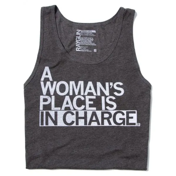 Woman's Place In Charge Tank Top 1
