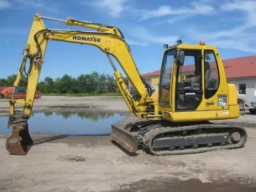 Komatsu Pc75r-2 Hydraulic Excavator Official Workshop Service Repair Technical Manual 1