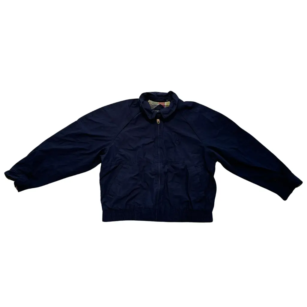 Members Only Vintage Jacket - Blue Plaid 1