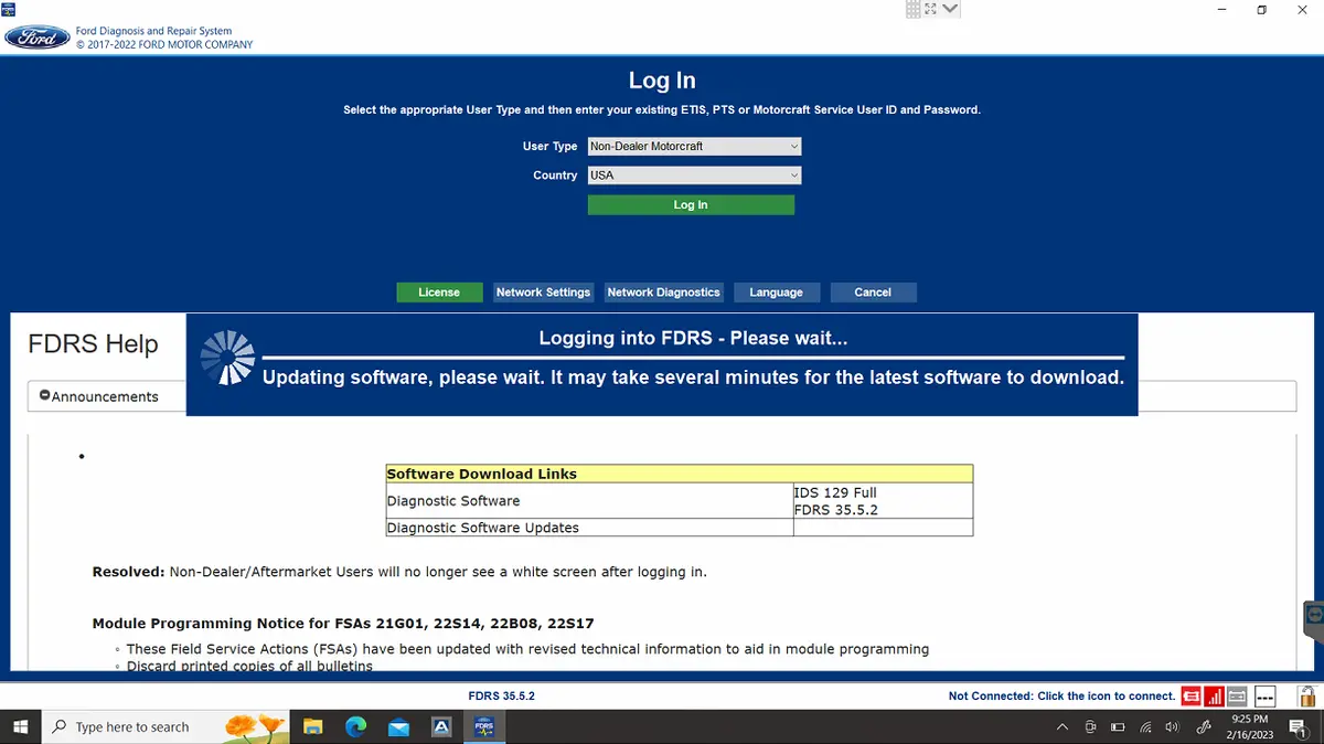 Genuine Live Ford Ids Dealer Diagnostic Software 2025 - With Online Account Login 12 Month ! 1