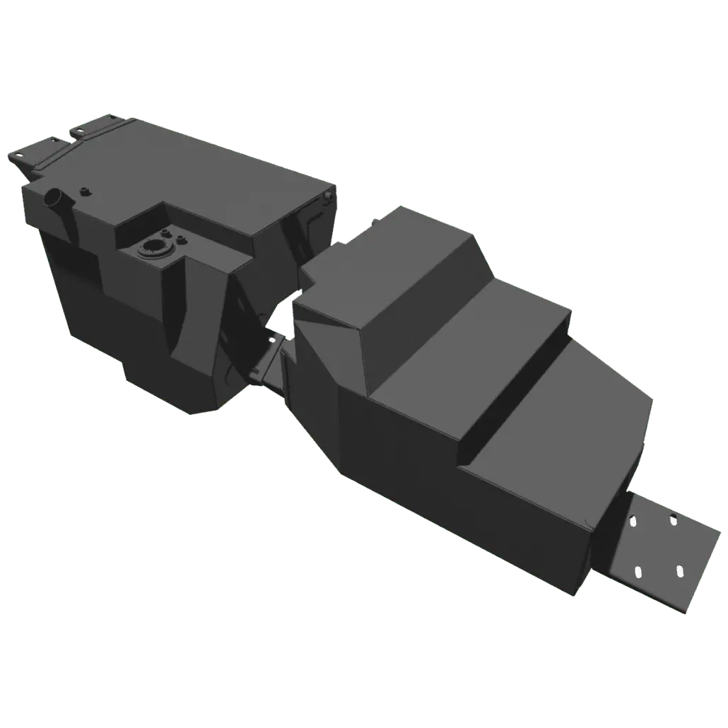 Brown Davis 110 Litre Independent Feed Auxiliary Long Range Fuel Tank For Toyota Landcruiser - 79 Series Dual Cab (2012-Present) 1