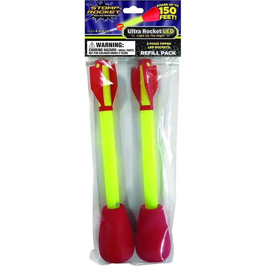 2 Pack Ultra Led Stomp Rocket Refill 1