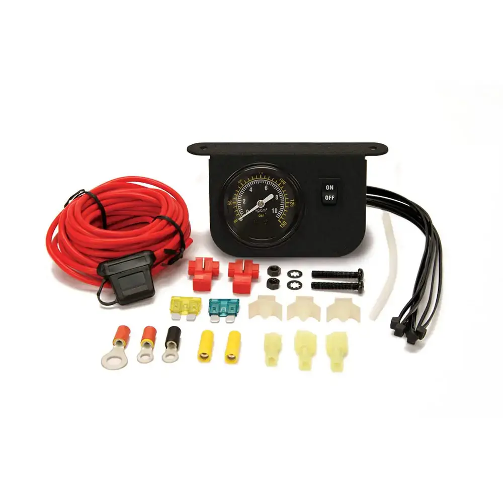 Bushranger Viair Illuminated Dash Panel Gauge Kit, 30Amp 1