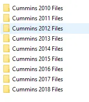 Cummings Dodge Oem Calibrations Files Collection 2010-2018 1
