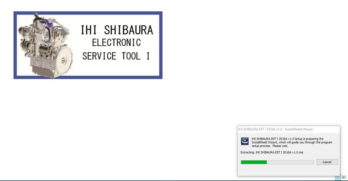 Ihi Shibaura Electronic Service Tool Diagnostic Software 2016A - Online Installation Service  ! 1