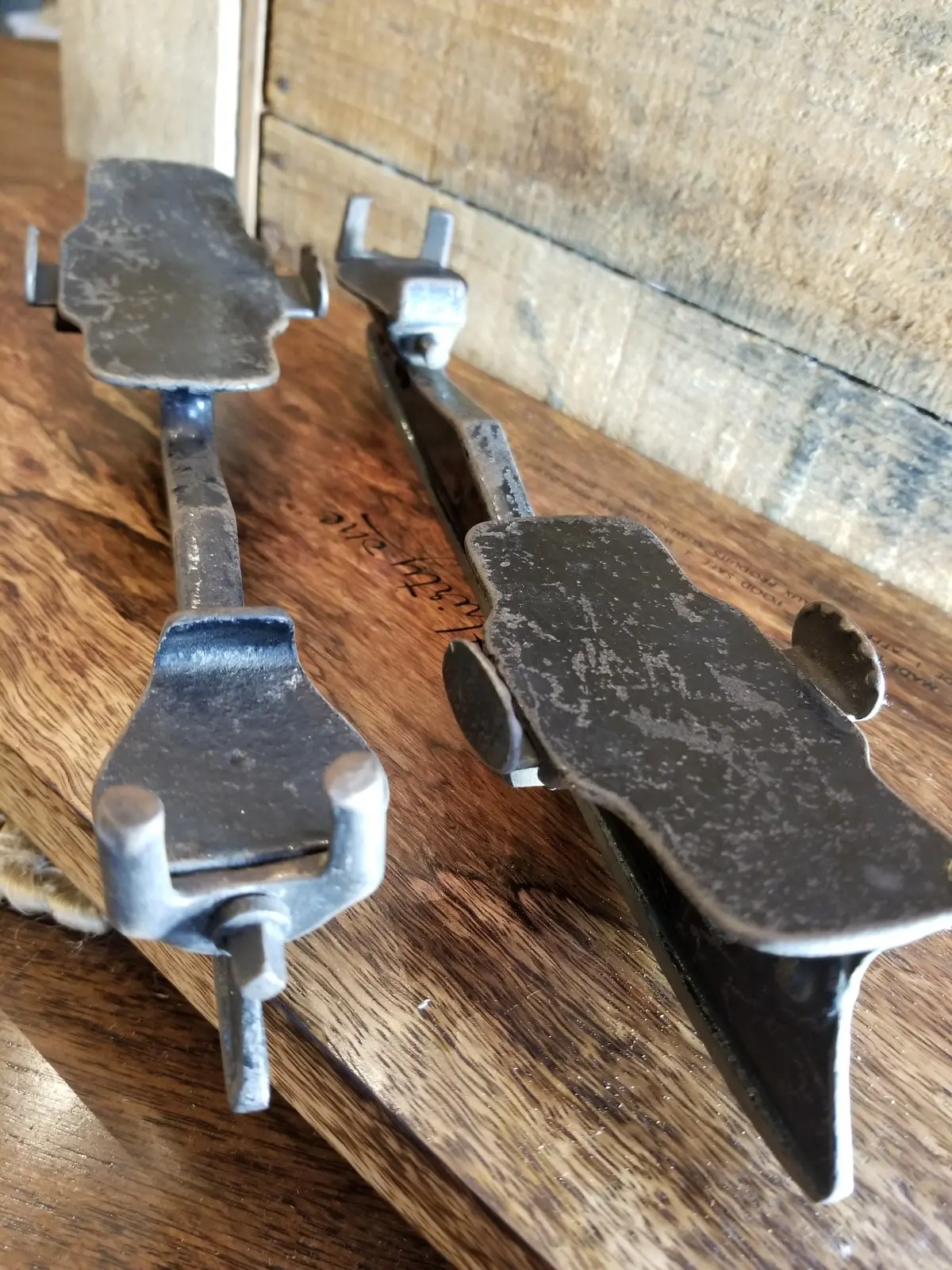 Antique Enameled Skates - Pat'd 1878 1