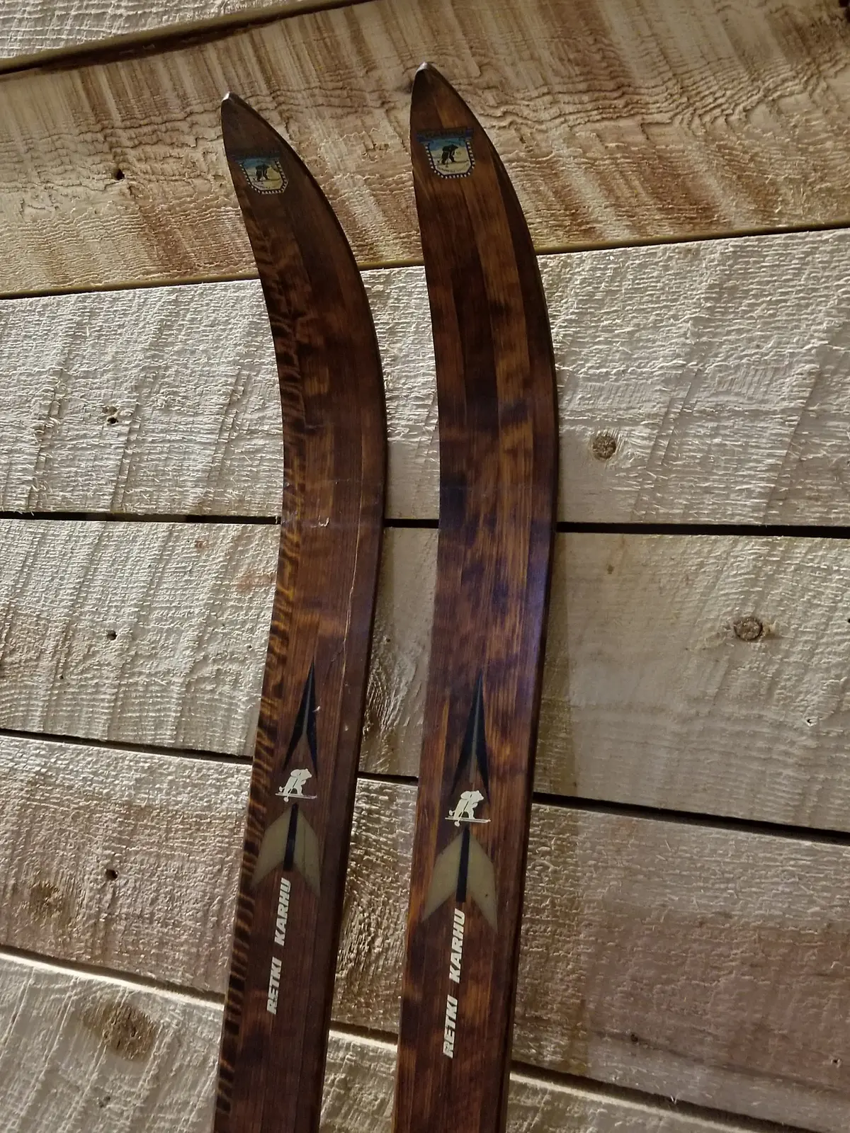 Antique Karhu Touring Skis 1