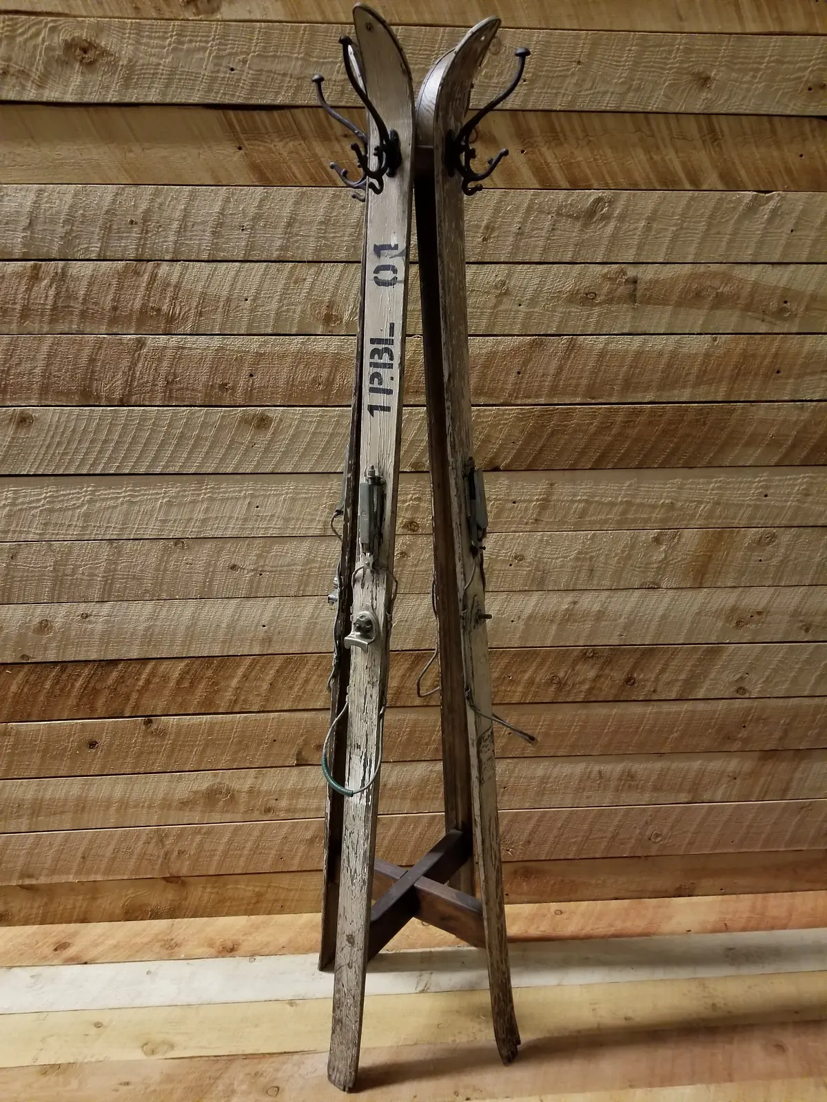 Vintage Military Ski Hall Tree #2 1