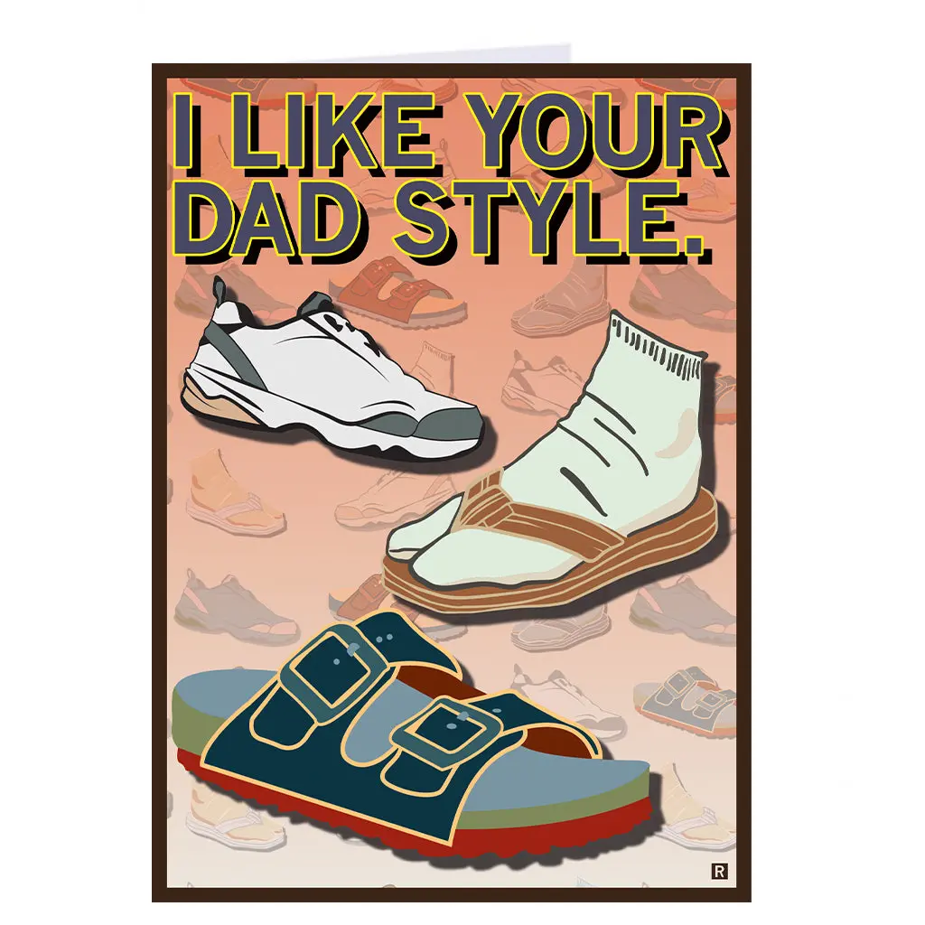 Dad Style Greeting Card 1