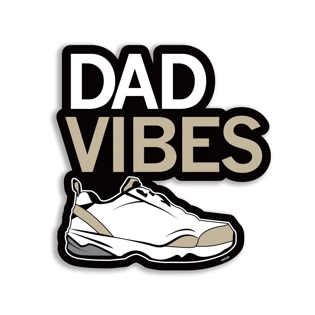 Dad Vibes Die-Cut Sticker 1