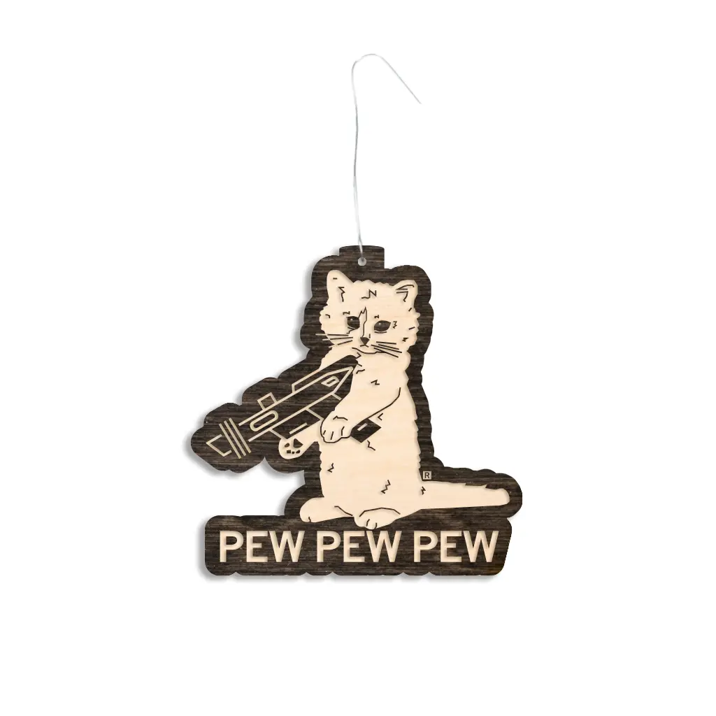 Pew Pew Pew Ornament 1