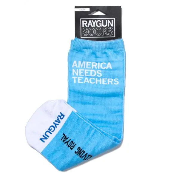 America Needs Teachers Socks 1