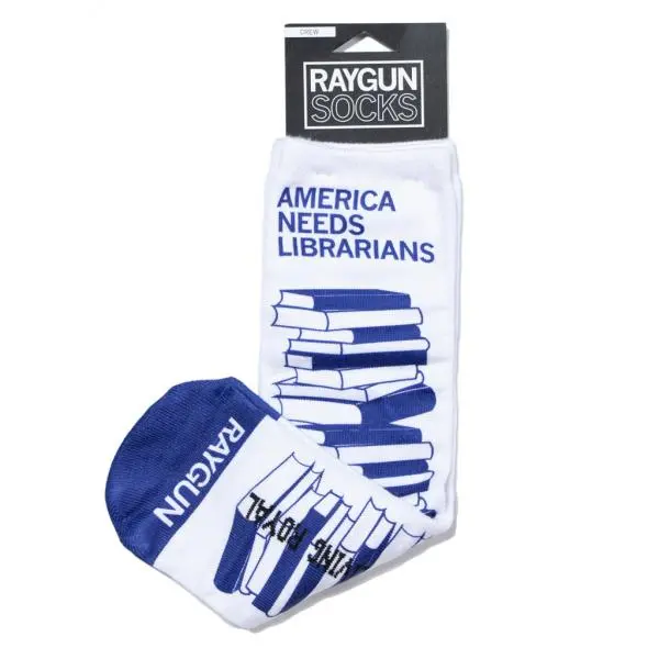America Needs Librarians Socks 1