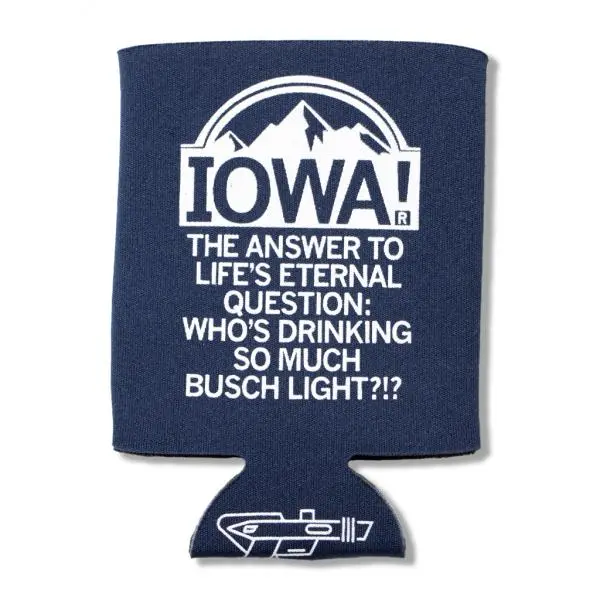 Iowa: Light Beer Can Cooler 1