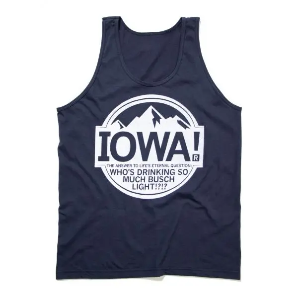 Iowa: Light Beer Tank Top 2