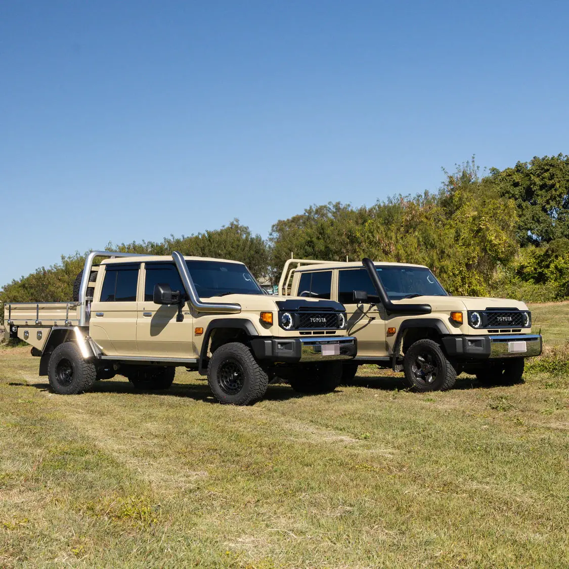 Toyota Landcruiser Facelift 5-Inch Stainless Snorkel 1