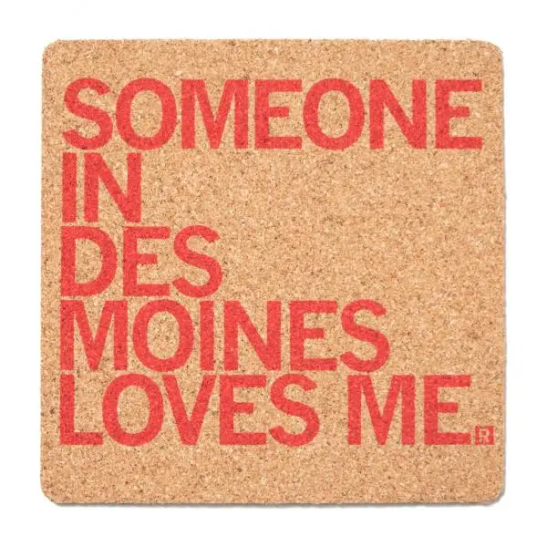 Someone Loves Me Dm Cork Coaster 1