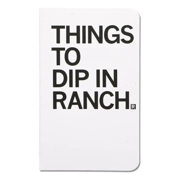 Things To Dip In Ranch Notebook 1