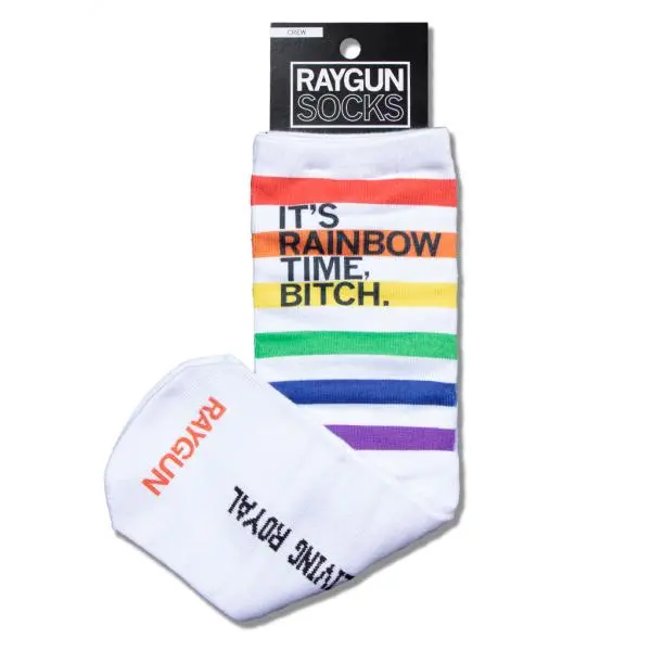 Rainbow Time Socks 1