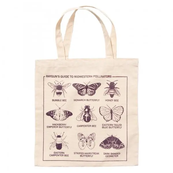 Midwestern Pollinators Tote Bag 1