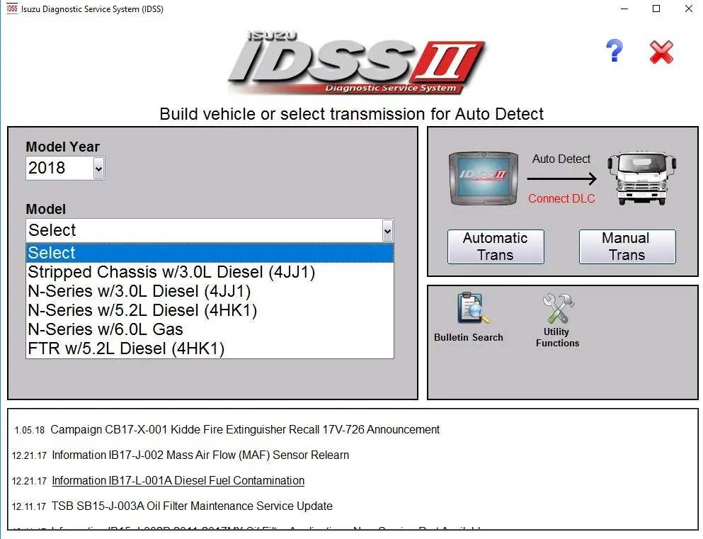 Isuzu Idss Ii Diagnostic Service System - Full Diagnostics Software Latest 2018 - Online Installation Service ! 1