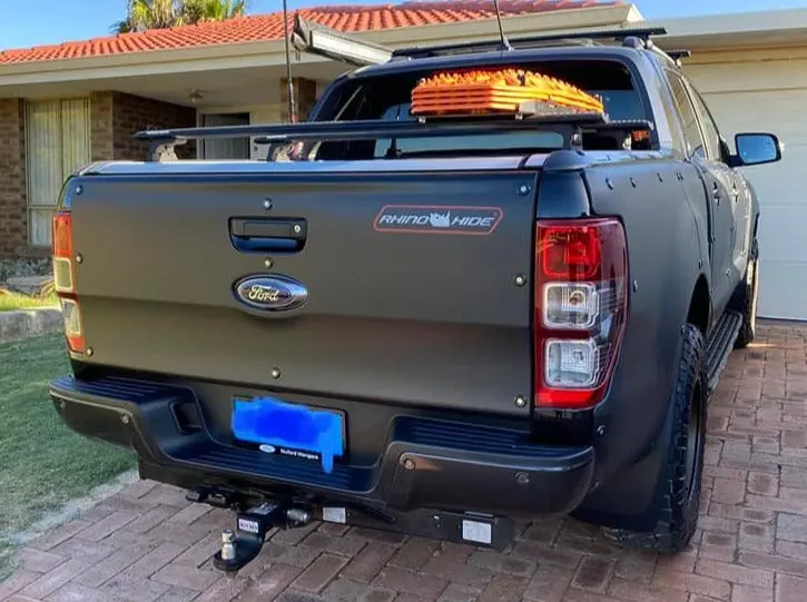 Suitable For Ford Ranger & Raptor (2011-2022) - Rhinohide Armor® Rear Tailgate Protector 1