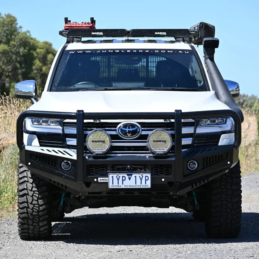 Jungle 4X4 Bull Bar 63.5Mm 3 Loop Winch Bar Fja300 Landcruiser 1