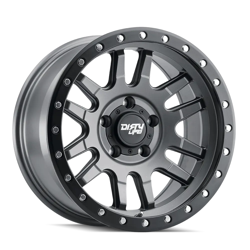 Dirty Life 17X9 0P 5X150 Cb110.2 Canyon Pro Satin Graphite Black Lip (Aw-3) Dnr 1