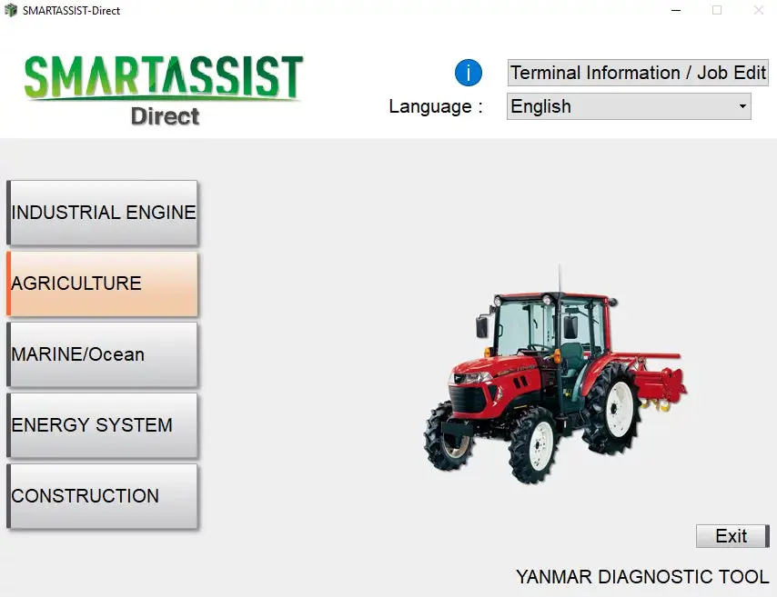 2023 Yanmar Diagnostic Software Smartassist - Sa-Direct – 2.41 1