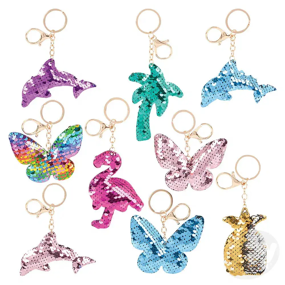 3" Flip Sequin Keychain Assortment 1