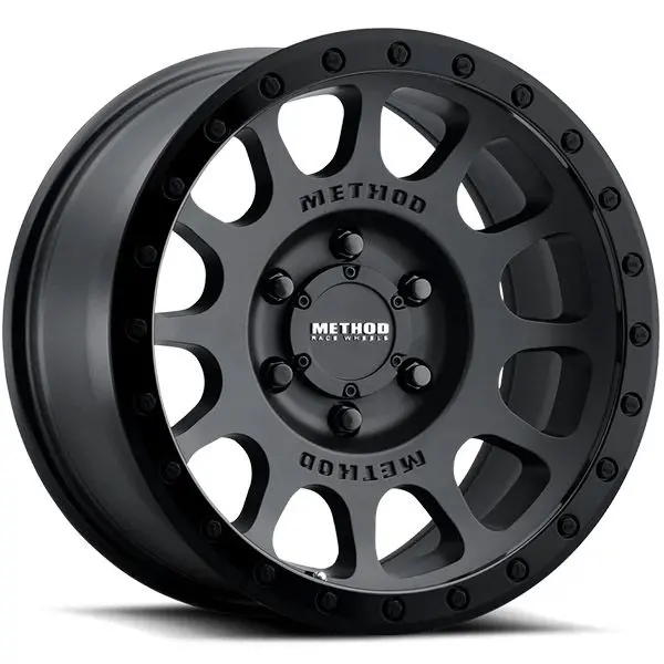 Method Race Wheels Mr305 Double Black Nv 17X8.5 6X139.7 0 Offset (Gloss Black Lip/Matte Black Centre) 1651Kg Rated 1