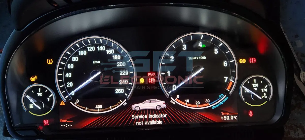 Bmw F Series Instrument Cluster - Half Lcd Version - Speedometer Leds Flickering 1