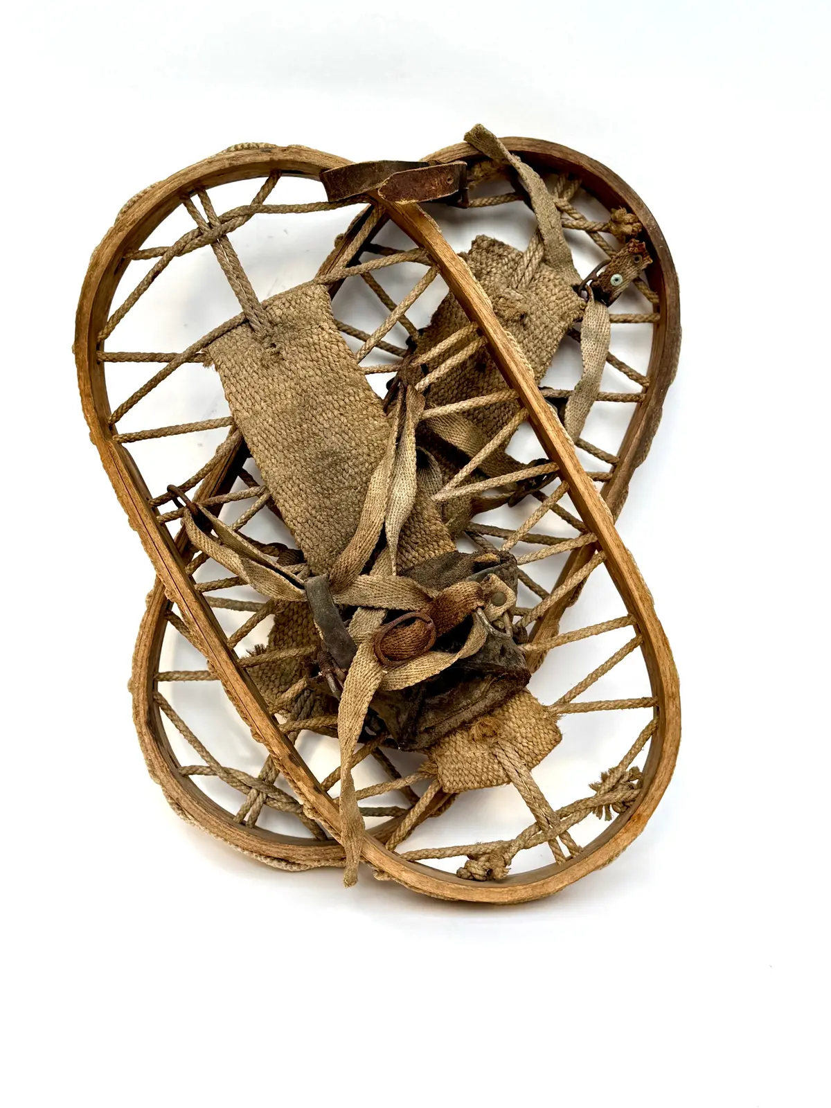 Antique Wooden Snowshoes 1