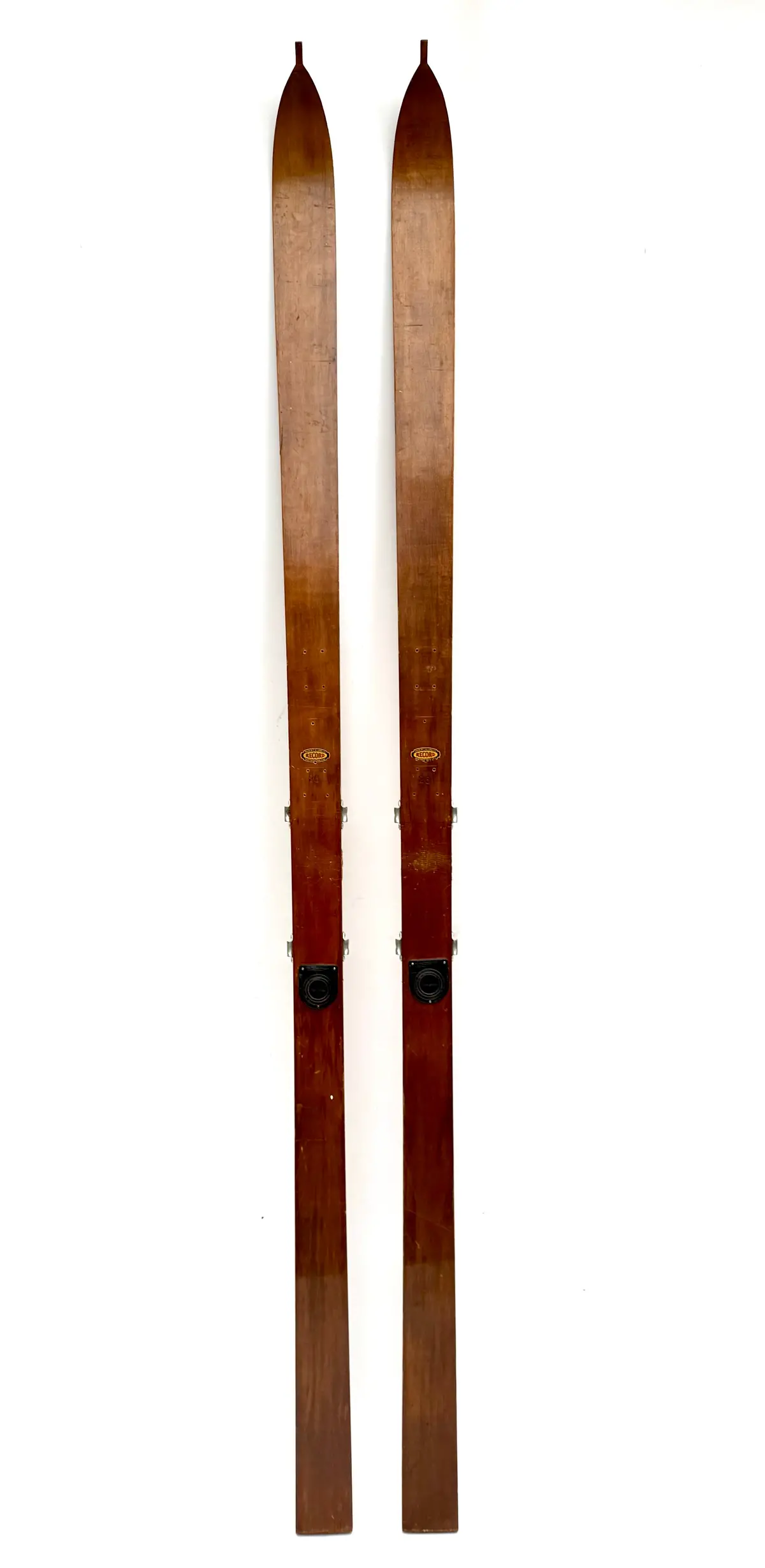 Wooden Lund Record Skis 1