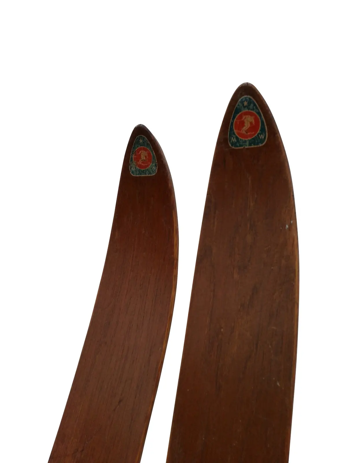 Vintage Hickory Downhill Skis - Montgomery Ward Skis 1