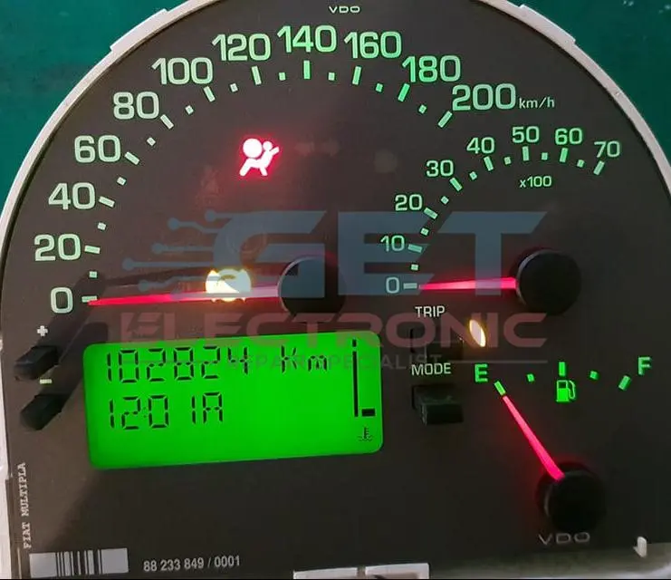 Fiat Multipla Instrument Cluster Repair – No Backlight Illumination 1